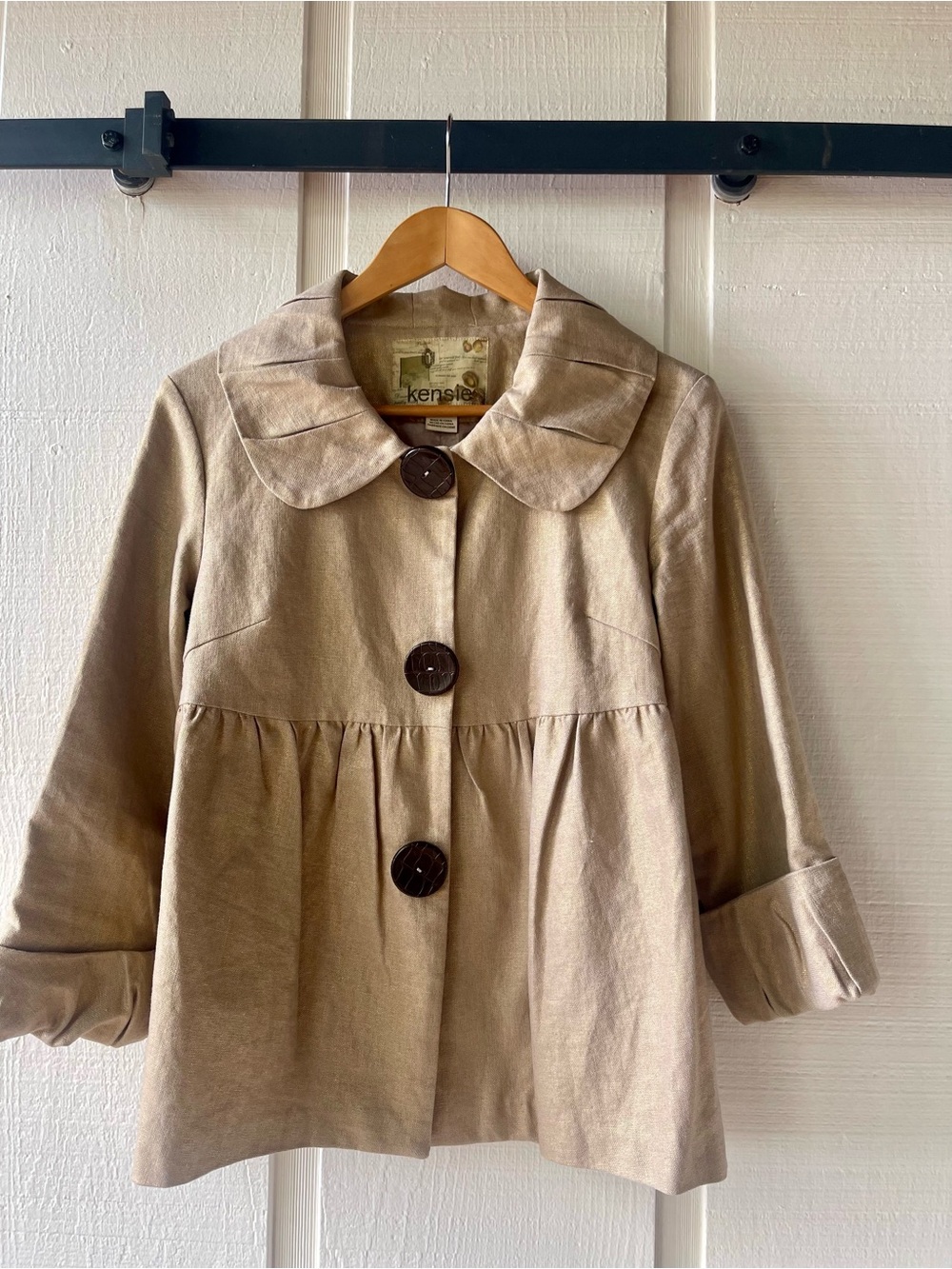 Retro Kensie Jacket Distressed Gold